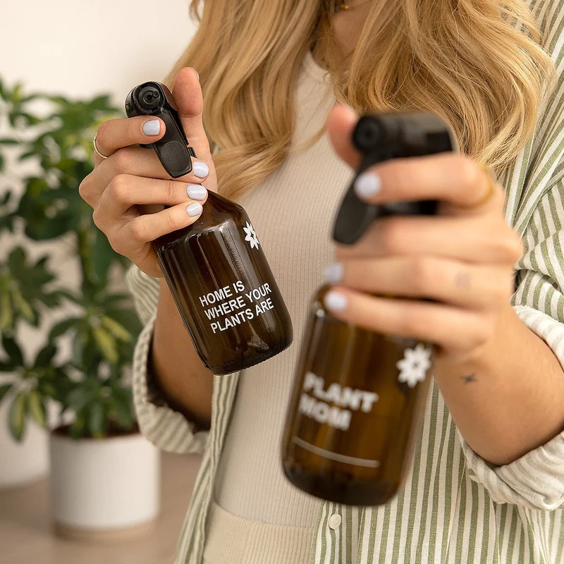 FARBIO® Sprühflasche aus Glas - Home is where your Plants are