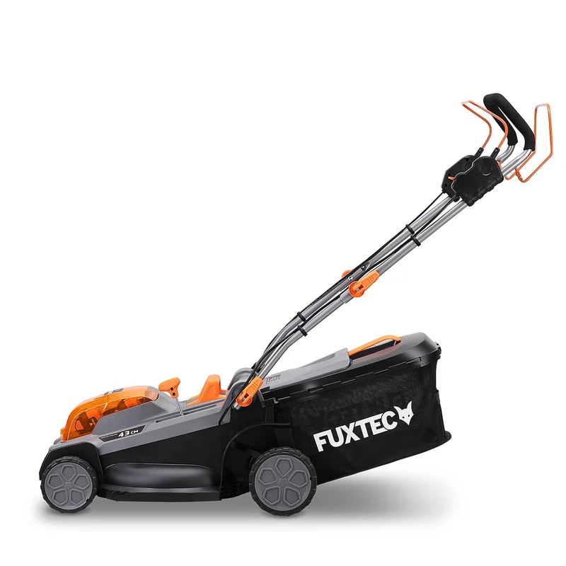 B-WARE Akku Rasenmäher FX-E2RM43PRO Set mit flexiblem Antrieb