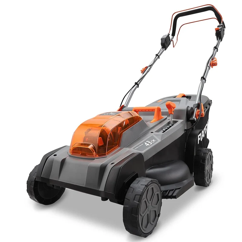 B-WARE Akku Rasenmäher FX-E2RM43PRO Set mit flexiblem Antrieb