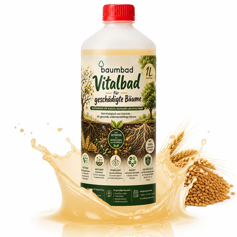 baumbad Flüssigdünger - Vitalbad - Regeneration für geschädigte Bäume 1 Liter