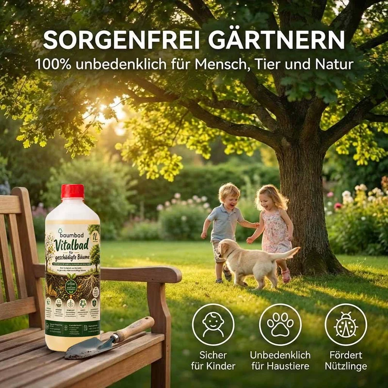 baumbad Flüssigdünger - Vitalbad - Regeneration für geschädigte Bäume 1 Liter