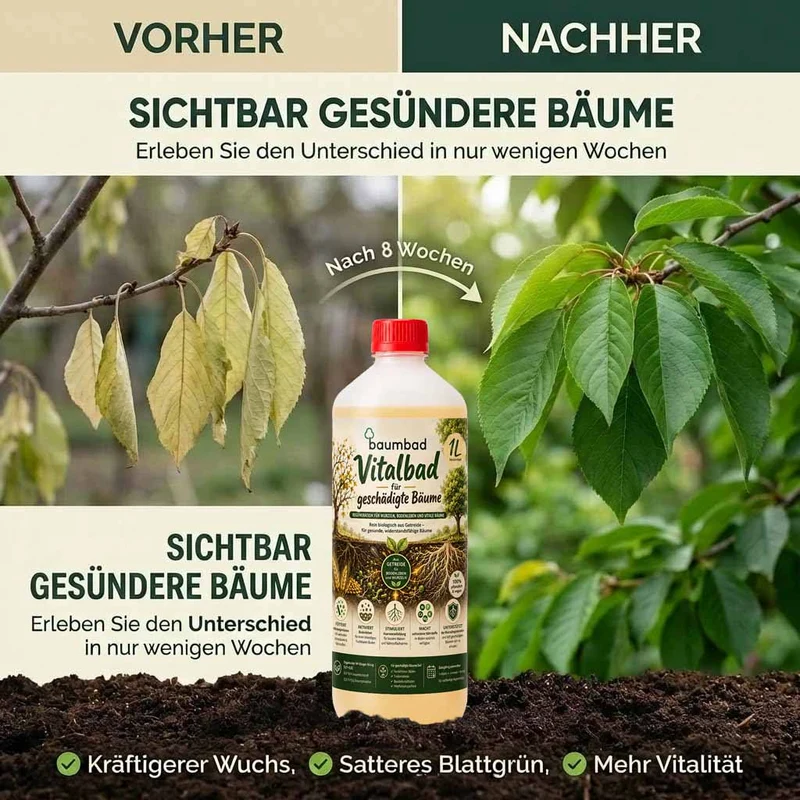 baumbad Flüssigdünger - Vitalbad - Regeneration für geschädigte Bäume 1 Liter