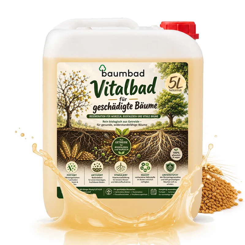 baumbad Flüssigdünger - Vitalbad - Regeneration für geschädigte Bäume 5 Liter