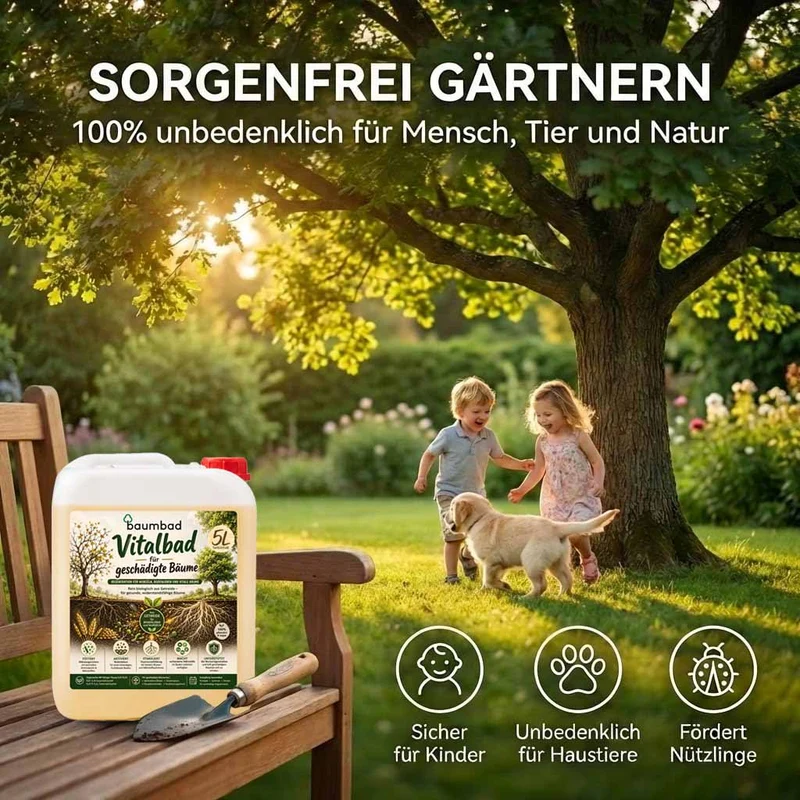 baumbad Flüssigdünger - Vitalbad - Regeneration für geschädigte Bäume 5 Liter