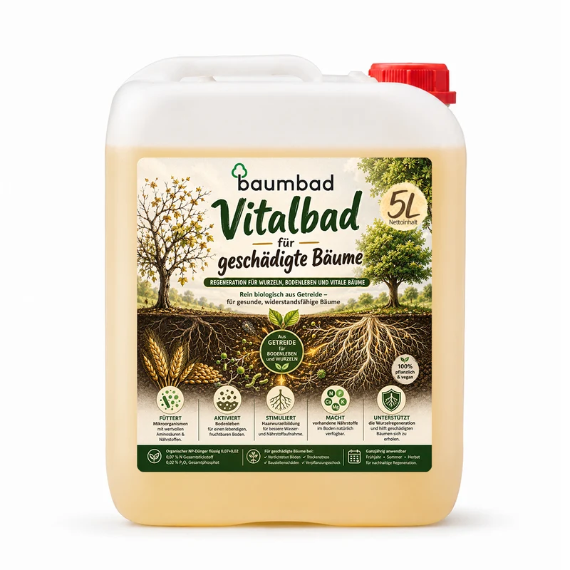 baumbad Flüssigdünger - Vitalbad - Regeneration für geschädigte Bäume 5 Liter