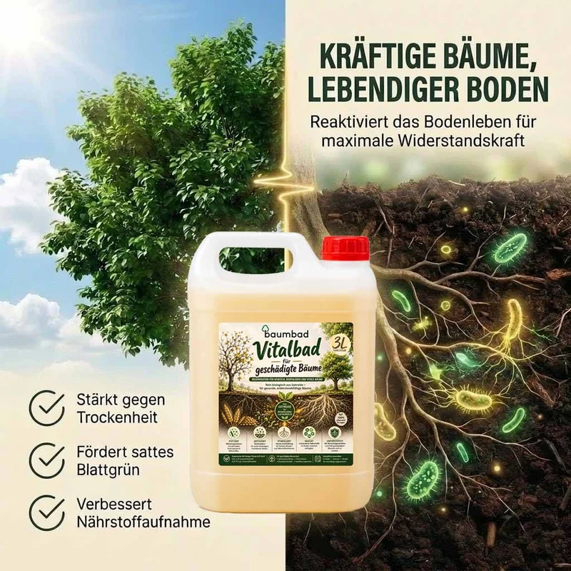 baumbad Flüssigdünger - Vitalbad - Regeneration für geschädigte Bäume 3 Liter