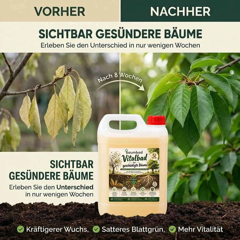 baumbad Flüssigdünger - Vitalbad - Regeneration für geschädigte Bäume 3 Liter