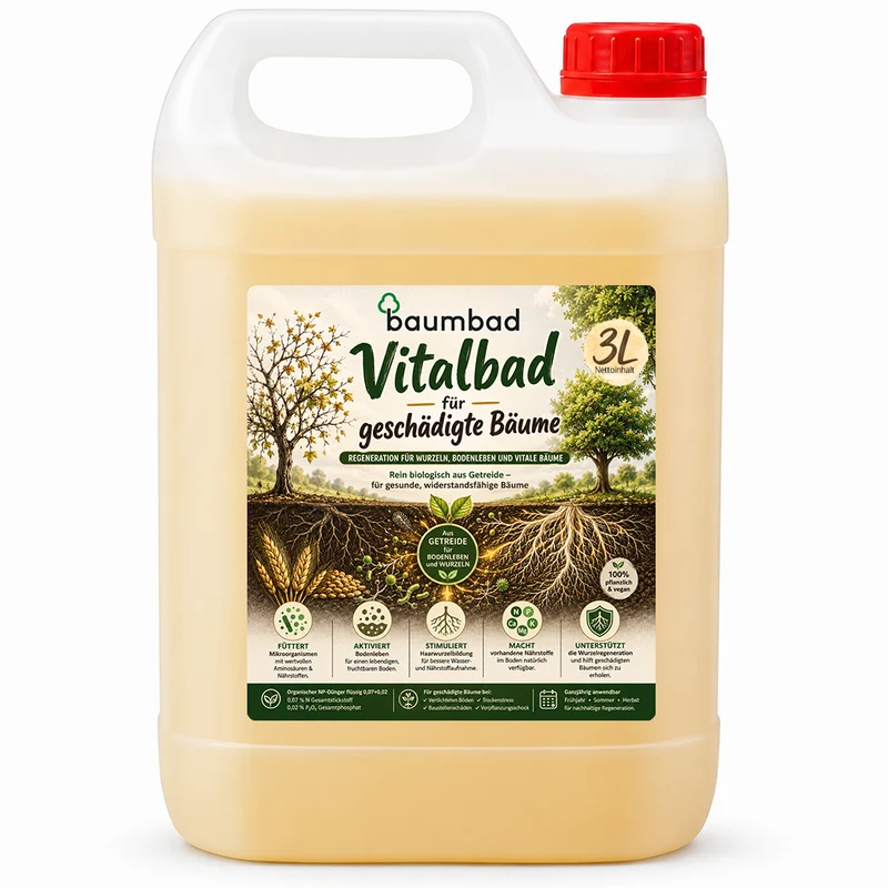 baumbad Flüssigdünger - Vitalbad - Regeneration für geschädigte Bäume 3 Liter