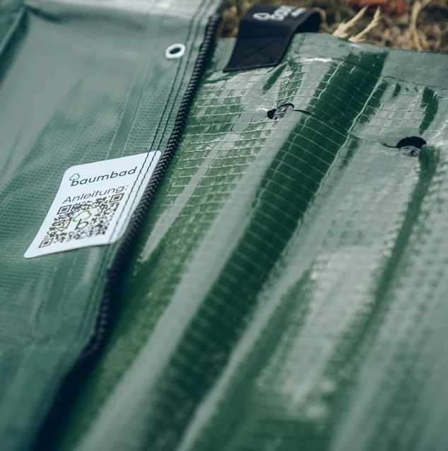 10er Pack baumbad XL Premium PE Wassersäcke für Bäume 100L aus Polyethylen