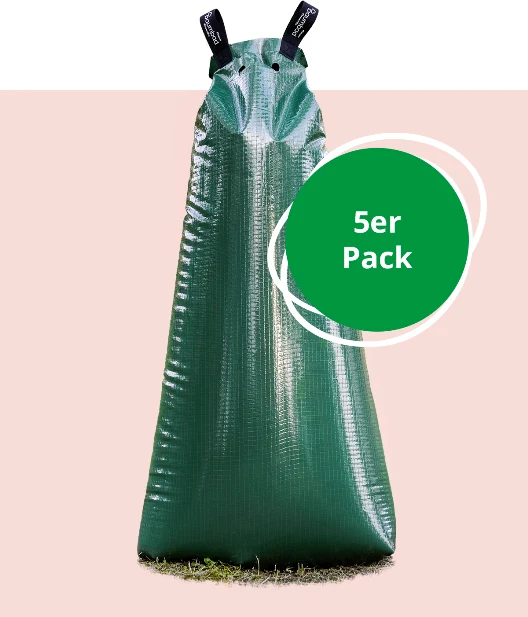 5er Pack baumbad XL Premium PE Baumbewässerungssäcke 100L aus Polyethylen