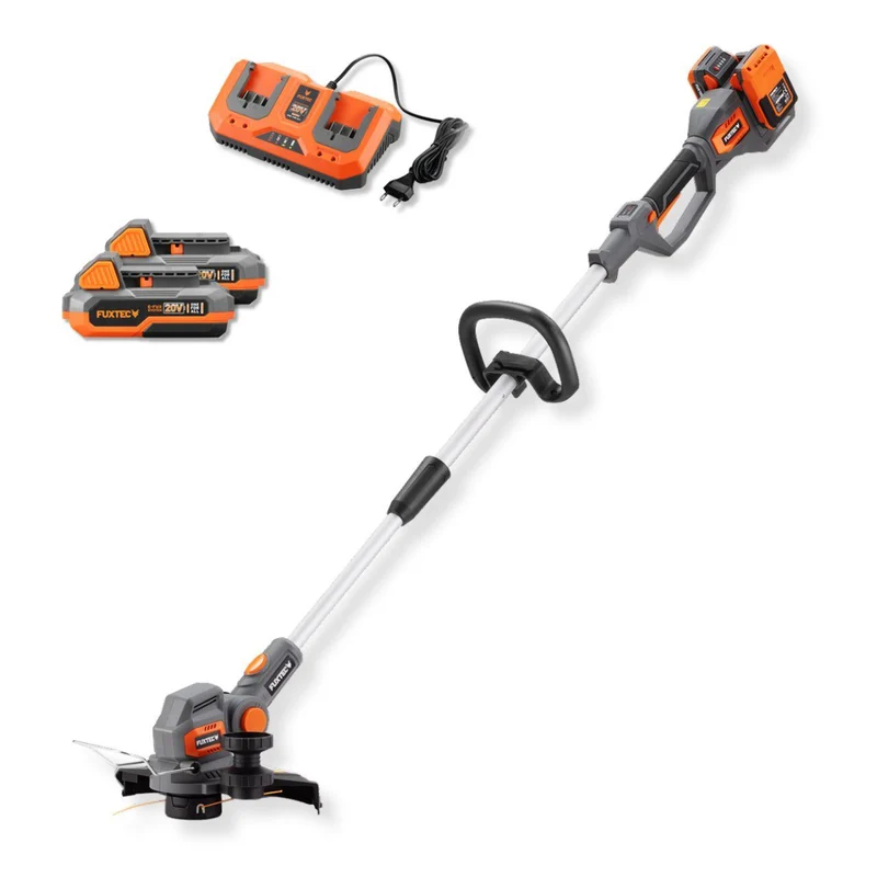 B-WARE Akku Rasentrimmer FX-E2RTSET inkl. 2x 2Ah Akkus und 1x Doppel-Ladegerät 2,4A