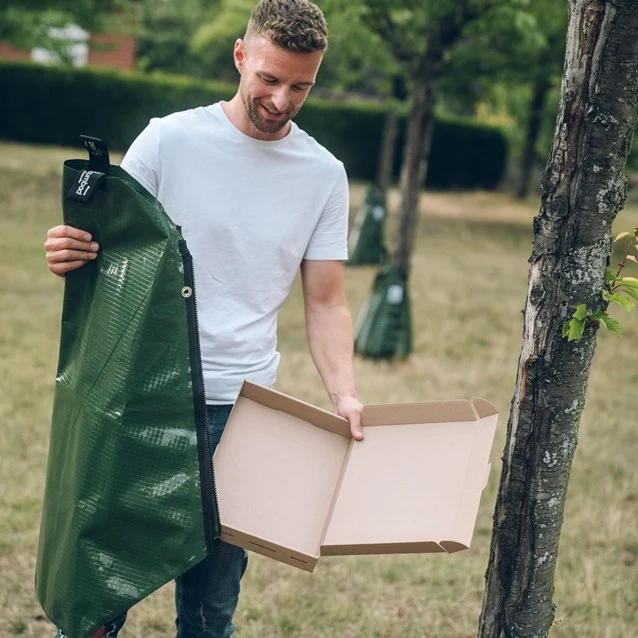 10er Pack baumbad Premium PE Wassersack für Bäume 75L aus Polyethylen