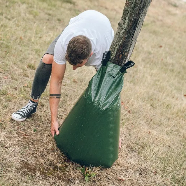 10er Pack baumbad Premium PE Wassersack für Bäume 75L aus Polyethylen