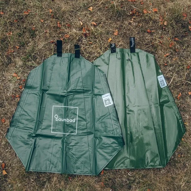 10er Pack baumbad Premium PE Wassersack für Bäume 75L aus Polyethylen