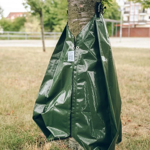 baumbad Premium PE Bewässerungssack für Bäume 75L aus Polyethylen (PE)