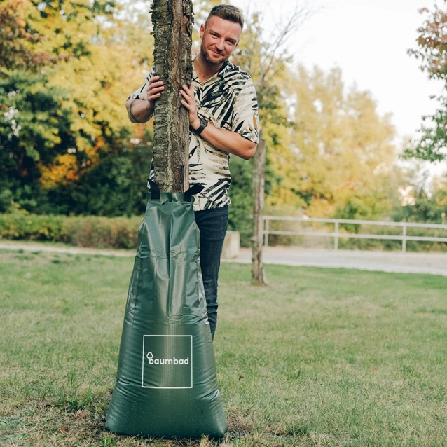 5er Pack baumbad XL Premium Bewässerungssäcke für Bäume 100L