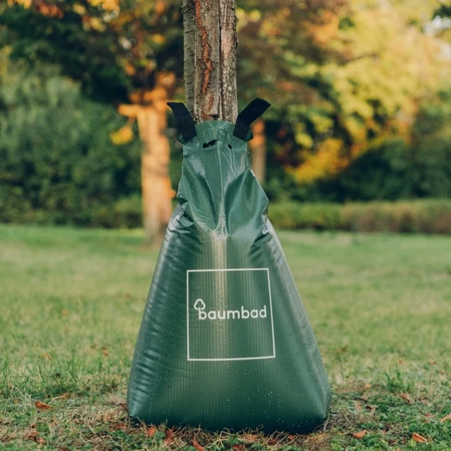 5er Pack baumbad Premium Bewässerungsbeutel 75 Liter zum Baum gießen