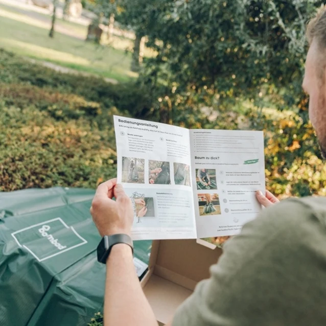 5er Pack baumbad Premium Bewässerungsbeutel 75 Liter zum Baum gießen
