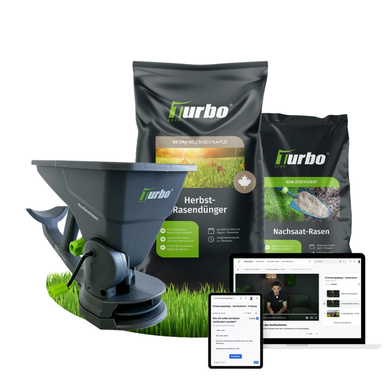 Herbst Starter-Set inkl. gratis Rasenkurs (125m²)