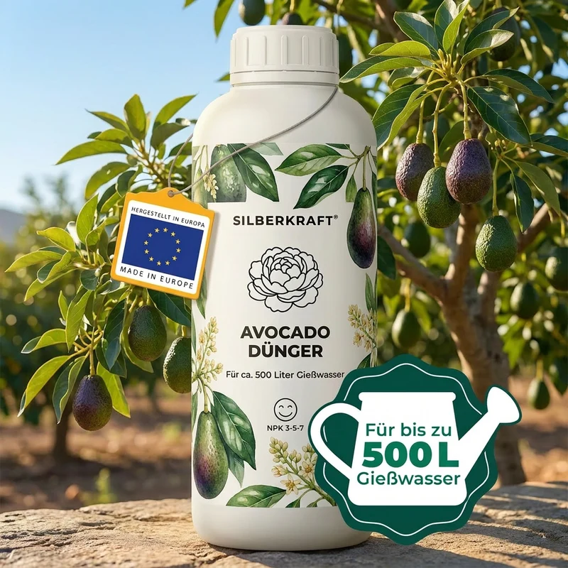 Avocado Dünger - Mineralischer NPK Flüssigdünger mit Stickstoff - Dünger für Avocado - Persea Dünger