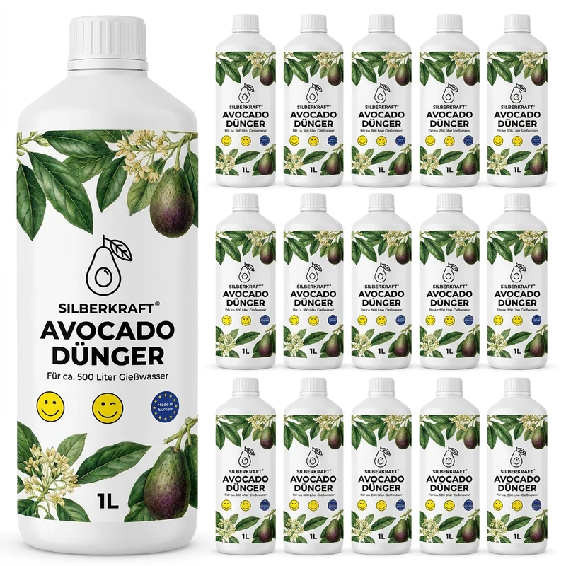 Avocado Dünger - Mineralischer NPK Flüssigdünger mit Stickstoff - Dünger für Avocado - Persea Dünger