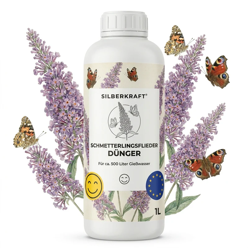 Schmetterlingsflieder Dünger - Mineralischer NPK Flüssigdünger mit Stickstoff - Dünger für Schmetterlingsflieder - Buddleja Dünger