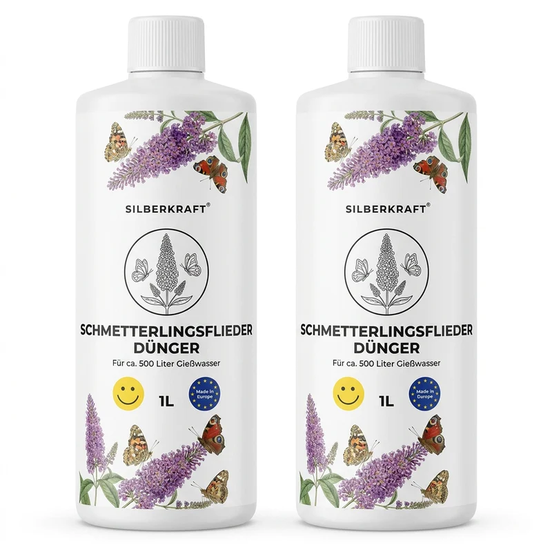 Schmetterlingsflieder Dünger - Mineralischer NPK Flüssigdünger mit Stickstoff - Dünger für Schmetterlingsflieder - Buddleja Dünger