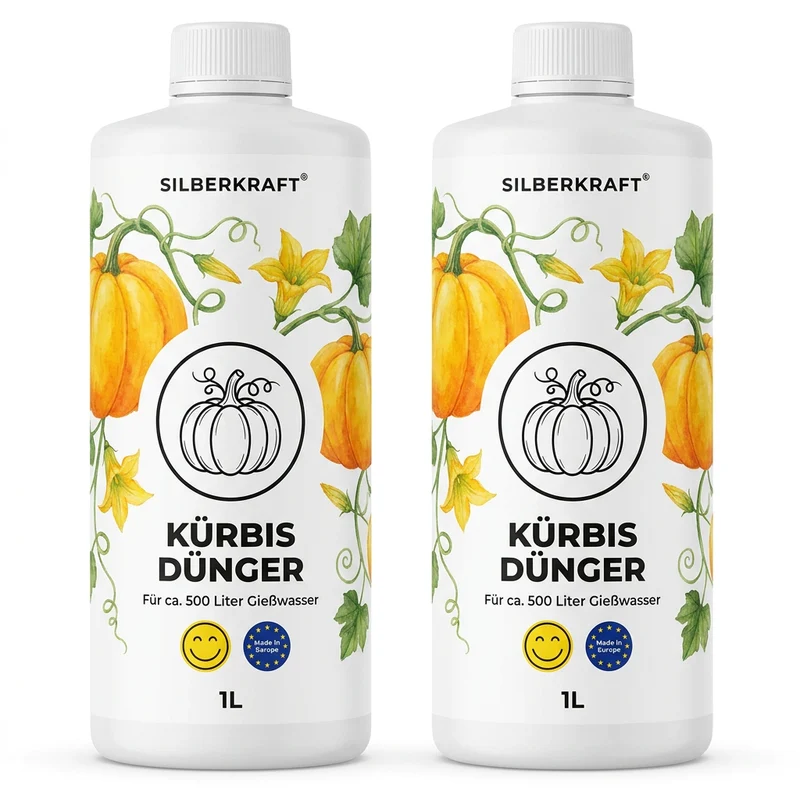 Kürbis Dünger - Mineralischer NPK Flüssigdünger mit Stickstoff - Dünger für Kürbis - Hokkaido Dünger