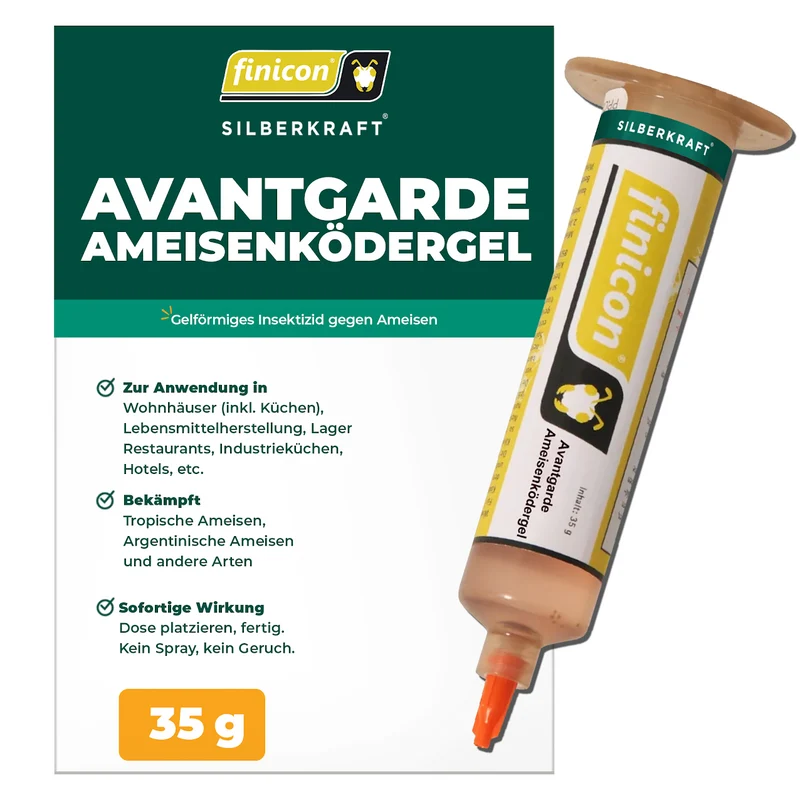 finicon Avantgarde Ameisenködergel: Profi-Köder gegen Ameisen – auch für Küchen & Lebensmittelbereiche