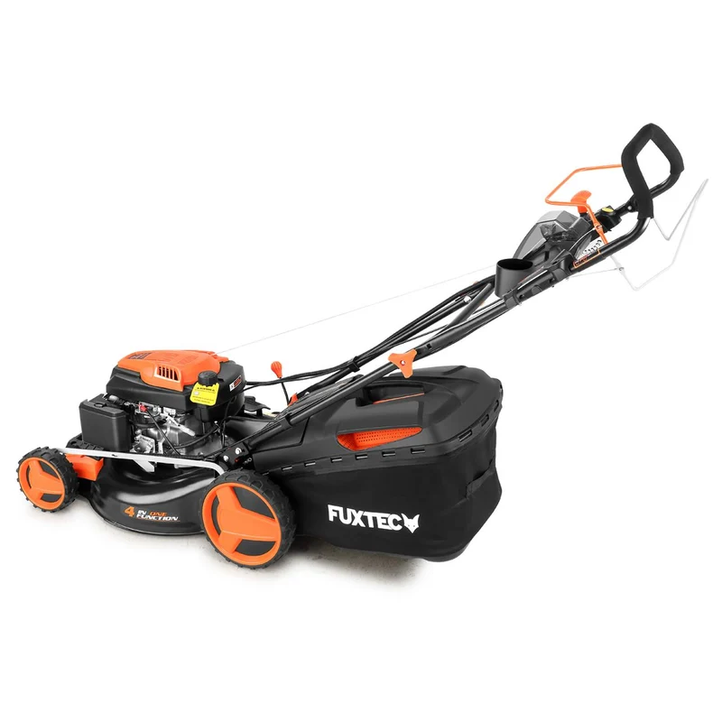 B-WARE Benzin Rasenmäher FX-RM5196eS-PRO mit E-Start und regulierbarem Selbstantrieb