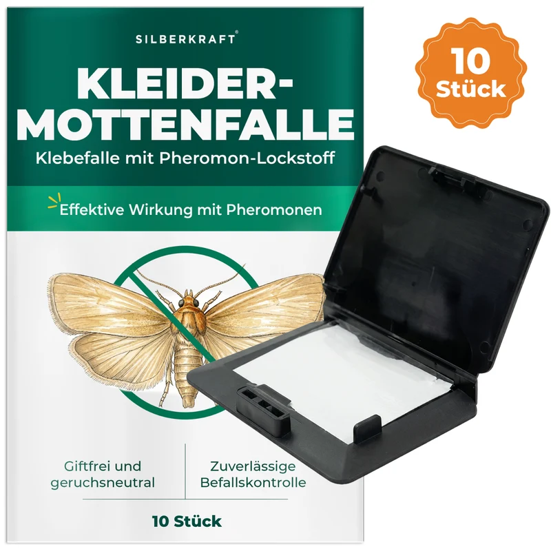 Kleidermottenfalle – Klebefalle mit Pheromon-Lockstoff
