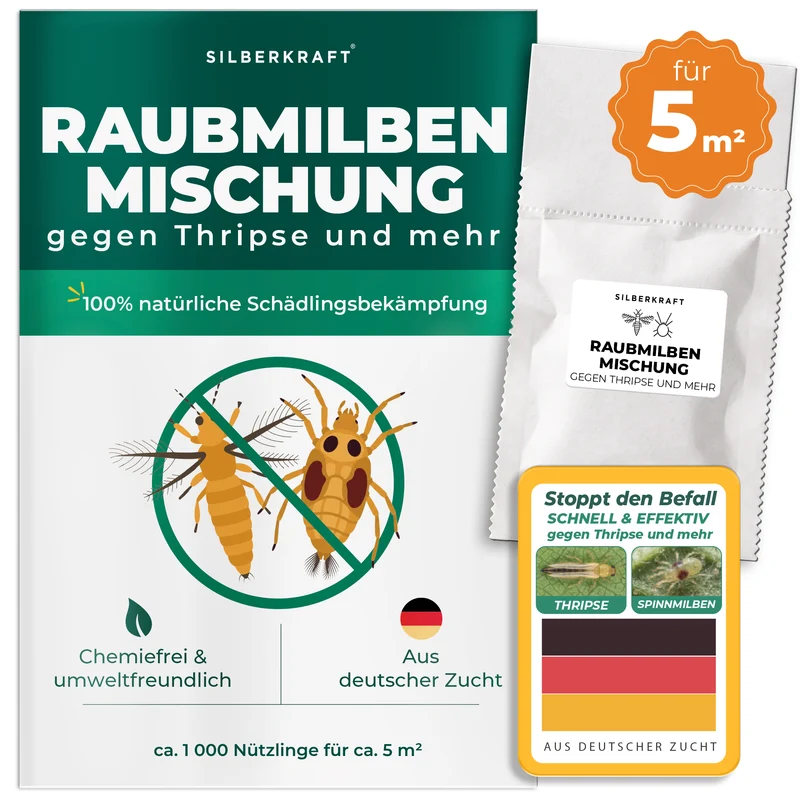 Raubmilben Mischung gegen Thripse und mehr (Neoseiulus cucumeris & Amblyseius californicus)
