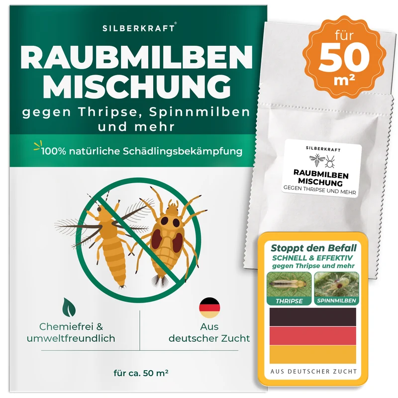 Raubmilben Mischung gegen Thripse und mehr (Neoseiulus cucumeris & Amblyseius californicus)