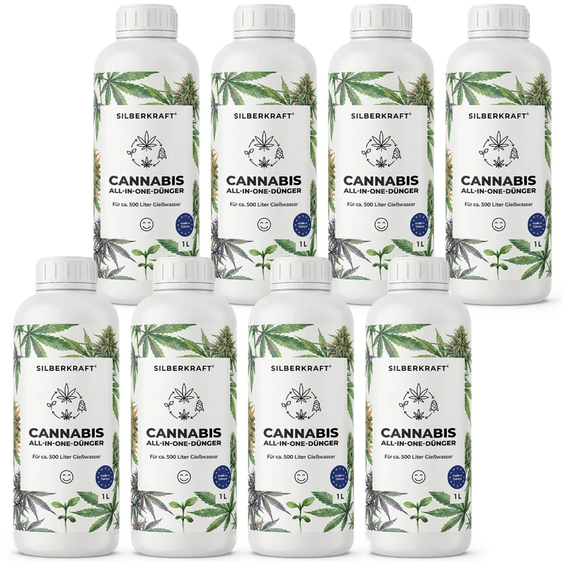 Cannabis-All-In-One-Dünger - Mineralischer NPK Flüssigdünger 3-5-7 mit Stickstoff - Dünger für Cannabis All In One