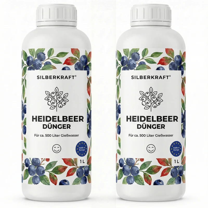 Heidelbeerdünger - Mineralischer NPK Flüssigdünger 3-5-7 mit Stickstoff - Dünger für Heidelbeer