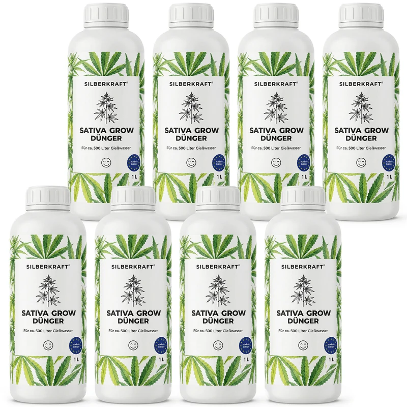 Sativa-Grow-Dünger - Mineralischer NPK Flüssigdünger 3-5-7 mit Stickstoff - Dünger für Sativa Grow