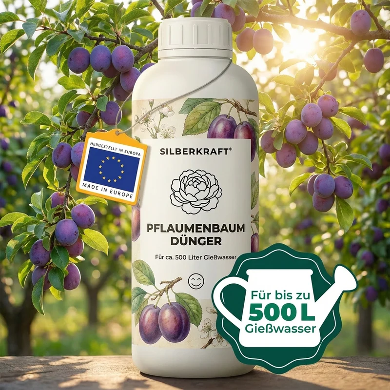 Pflaumenbaum Dünger - Mineralischer NPK Flüssigdünger mit Stickstoff - Dünger für Pflaumenbaum - Prunus domestica Dünger