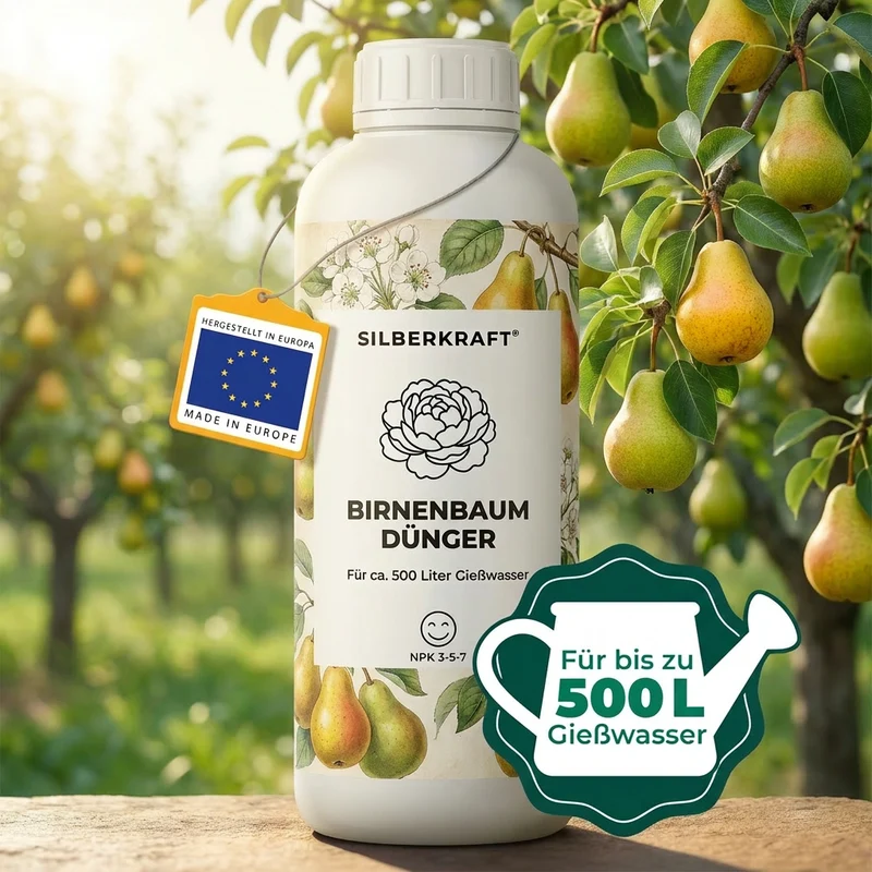 Birnenbaum Dünger - Mineralischer NPK Flüssigdünger mit Stickstoff - Dünger für Birnenbaum - Pyrus Dünger