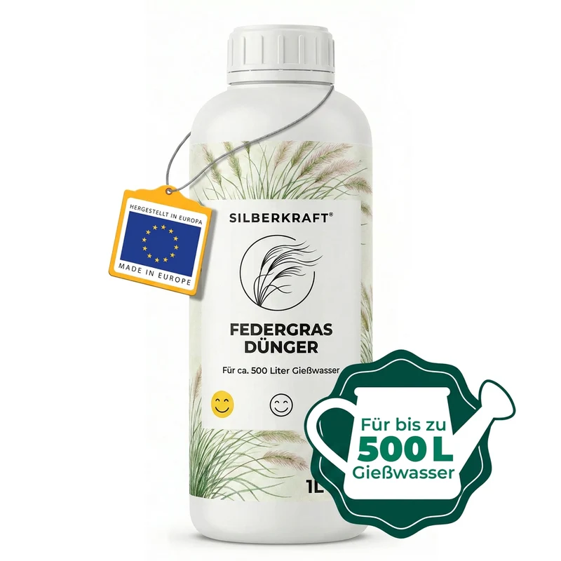 Federgras Dünger - Mineralischer NPK Flüssigdünger mit Stickstoff - Dünger für Federgras - Stipa Dünger