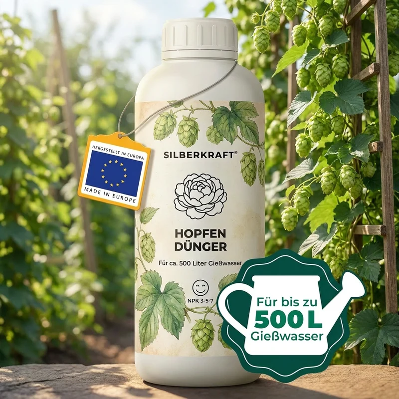 Hopfen Dünger - Mineralischer NPK Flüssigdünger mit Stickstoff - Dünger für Hopfen - Humulus lupulus Dünger