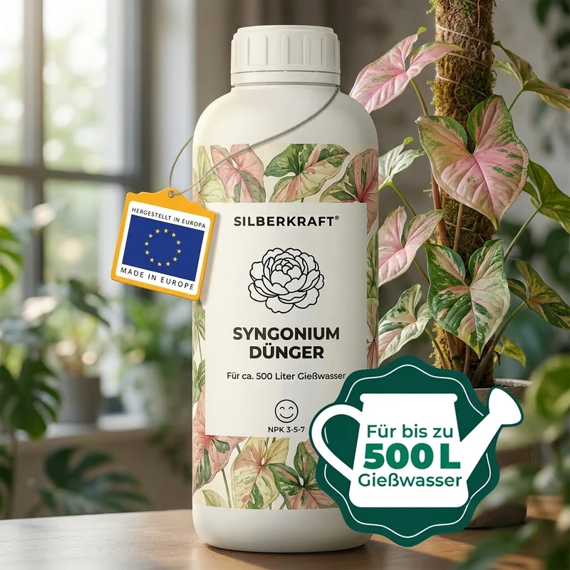 Syngonium Dünger - Mineralischer NPK Flüssigdünger mit Stickstoff - Dünger für Syngonium - Purpurtute Dünger