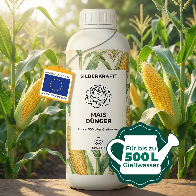 Mais Dünger - Mineralischer NPK Flüssigdünger mit Stickstoff - Dünger für Mais - Zea mays Dünger