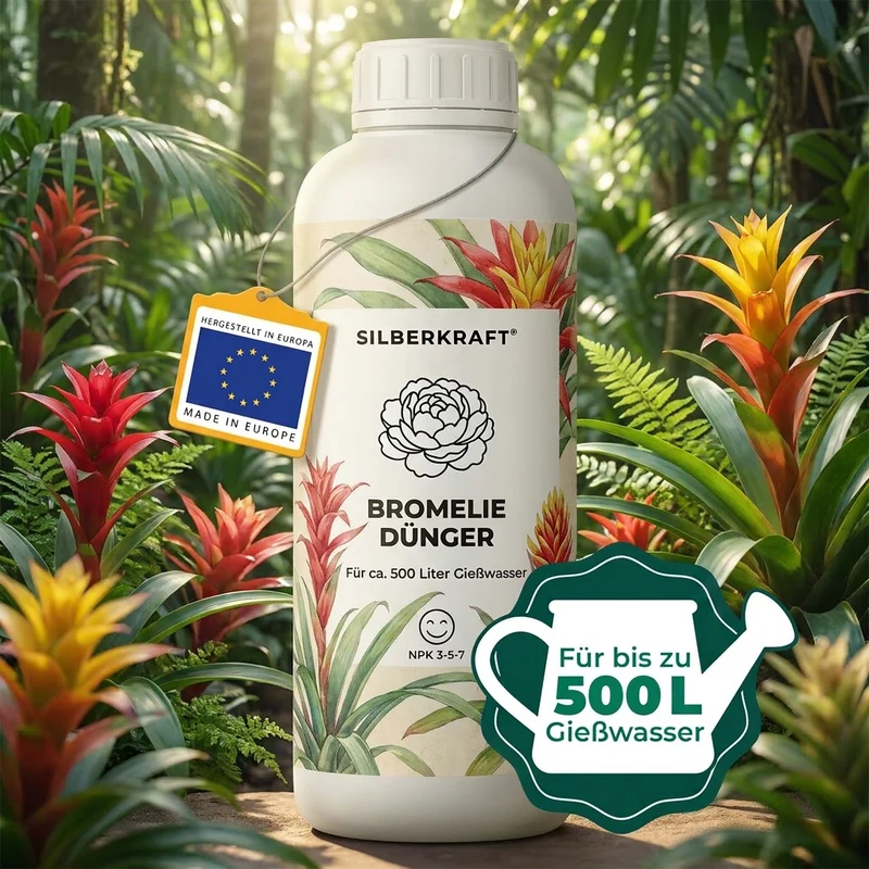 Bromelie Dünger - Mineralischer NPK Flüssigdünger mit Stickstoff - Dünger für Bromelie - Guzmania Dünger