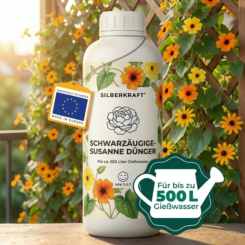 Schwarzäugige-Susanne Dünger - Mineralischer NPK Flüssigdünger mit Stickstoff - Dünger für Schwarzäugige-Susanne - Thunbergia Dünger