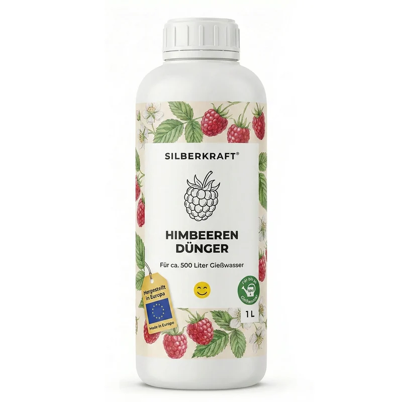 Himbeeren Dünger - Mineralischer NPK Flüssigdünger mit Stickstoff - Dünger für Himbeeren - Rubus idaeus Dünger