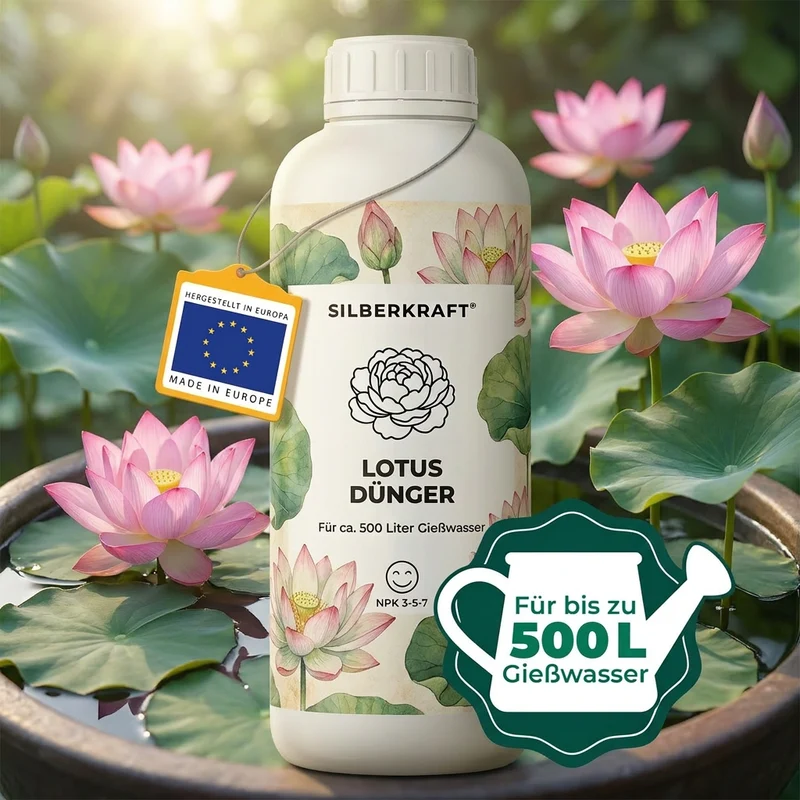 Lotus Dünger - Mineralischer NPK Flüssigdünger mit Stickstoff - Dünger für Lotus - Nelumbo Dünger