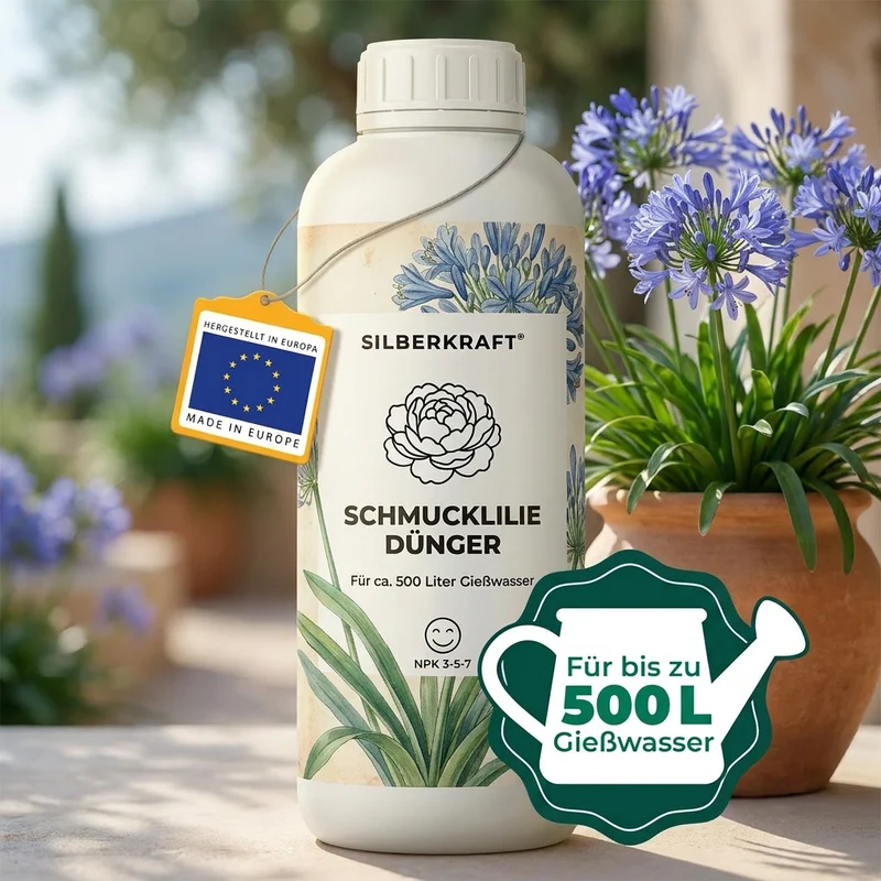 Schmucklilie Dünger - Mineralischer NPK Flüssigdünger mit Stickstoff - Dünger für Schmucklilie - Agapanthus Dünger