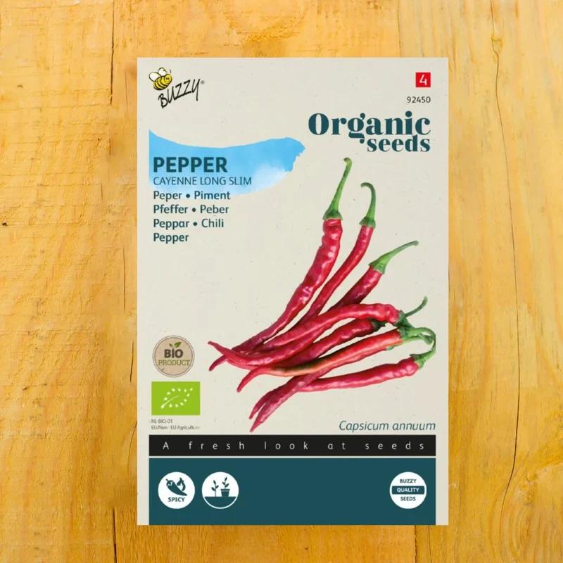 Bio Pfeffer Chili - Cayenne long slim