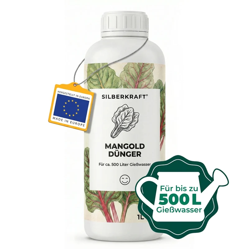Mangold Dünger - Mineralischer NPK Flüssigdünger mit Stickstoff - Dünger für Mangold - Beta vulgaris Dünger