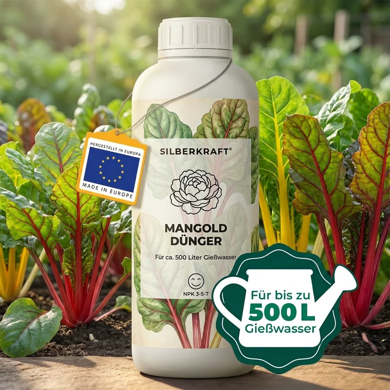 Mangold Dünger - Mineralischer NPK Flüssigdünger mit Stickstoff - Dünger für Mangold - Beta vulgaris Dünger